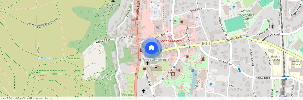 Church View, Edith Walk, Malvern, Worcestershire, WR14 2FG