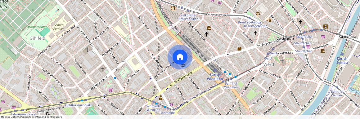 Bremgartnerstrasse 7, 8003 Zürich, Lageplan