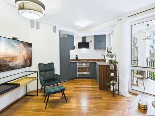 2 pokoje z balkonem Wysoki Standard Garaż 40.52 m² - Zdjęcie 1