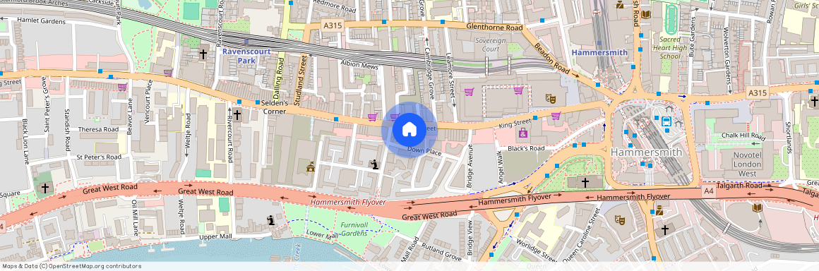 Down Place, The Kingsley, Hammersmith, London, W6