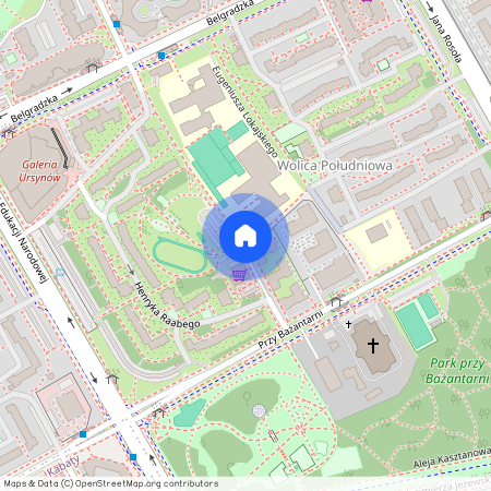 ul. Henryka Raabego, Natolin, Ursynów, Warszawa, mazowieckie
