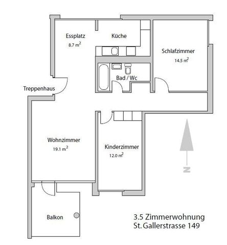 Appartement de 3,5 pièces dans un cadre magnifique - Photo 3