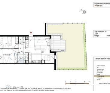 Location Appartement 3 pièces 62m² BRUGUIERES 31150 - Photo 3