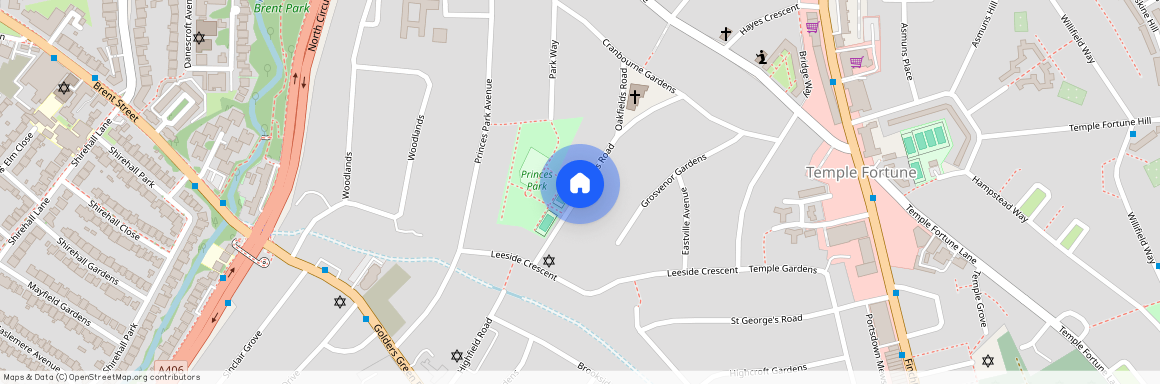 OAKFIELDS ROAD, TEMPLE FORTUNE, NW11