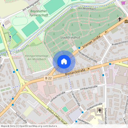 Erlanger Straße 69, 95444 Bayern - Bayreuth