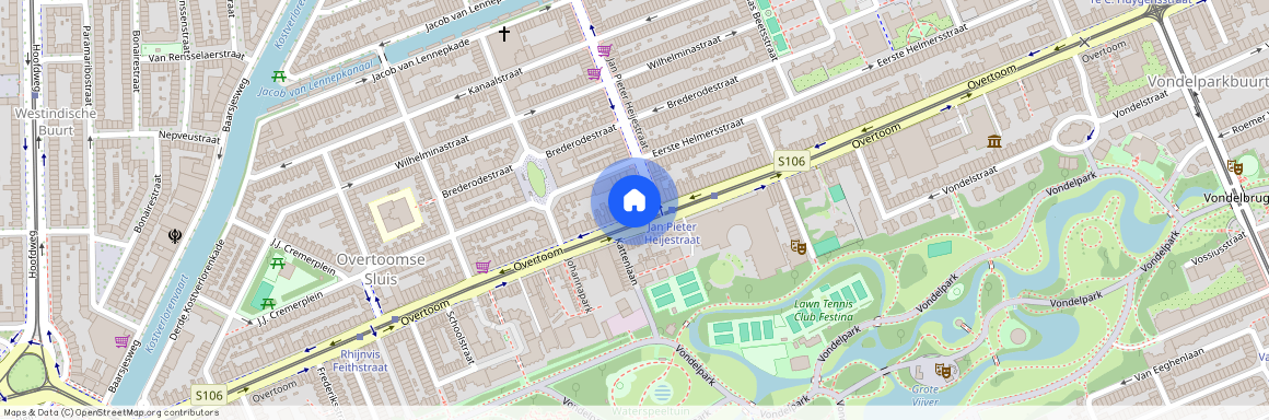 Overtoom 394-2, Cremerbuurt-West, 1054JS, Amsterdam