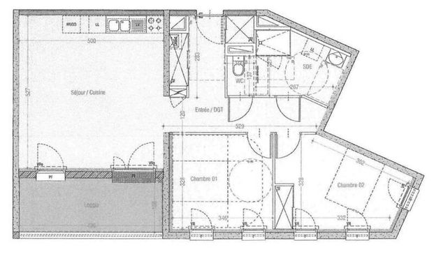Appartement 3 pièces - - Photo 1