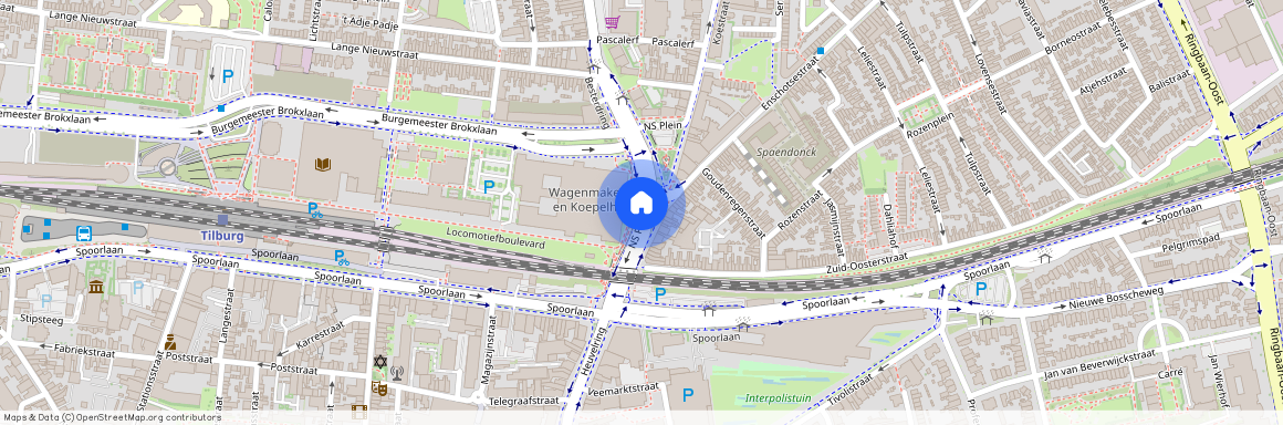 Loven Zuid, 5014 DB, NS Plein, Tilburg