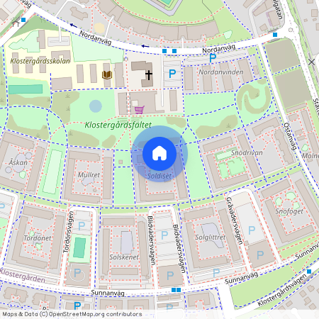 Blidvädersvägen 4J, Klostergården