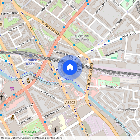 Bruges Place, Camden, London
