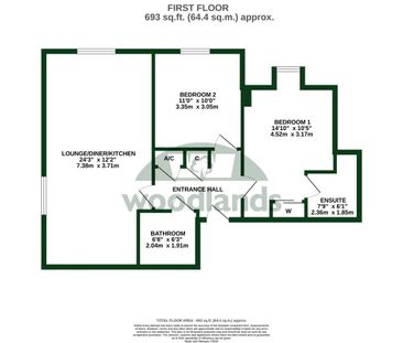 2 bedroom apartment to rent - Photo 1