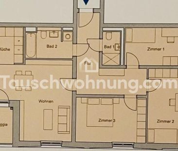 TAUSCHWOHNUNG 4-R-Whg gegen ähnlich große Whg in Zentrum Ost/Babels... - Foto 1