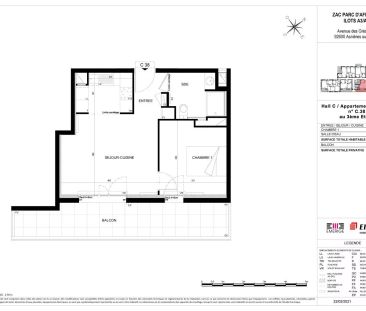 location Appartement T2 DE 40.9m² À ASNIERES SUR SEINE - Photo 4