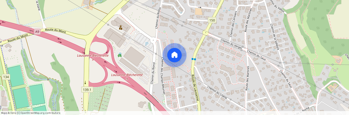 Chemin des Champs-Meunier 5, 1052 Le Mont-sur-Lausanne