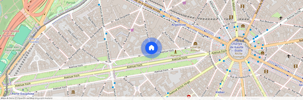 Rue Chalgrin et Rue Le Sueur 75116 Paris (16e arrondissement)