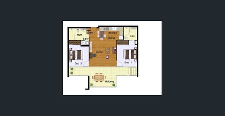 Open Plan - Level 3 - 2 Bedroom Unit in the Atrium Complex - Photo 4