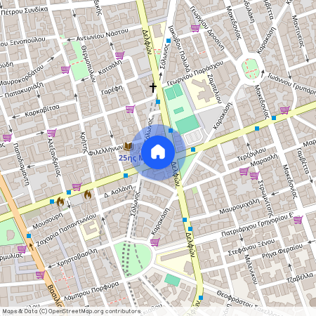 25ης Μαρτίου 61, 542 48 Θεσσαλονίκη, Μαρτίου (Βούλγαρη - Ντεπώ - Μαρτίου)