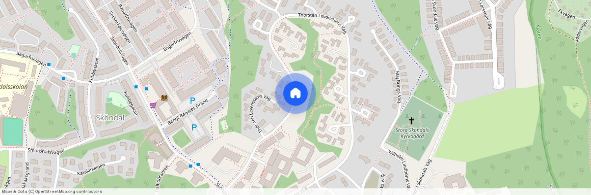 Thorsten Levenstams väg, Sköndal