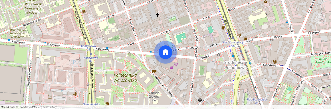 Warszawa, Śródmieście, Koszykowa