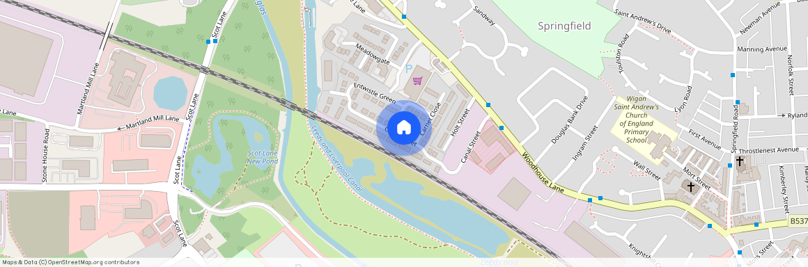 Canal Street, Wigan, WN6