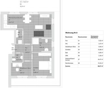 Neubau: Penthouse mit großer Dachterrasse - Foto 2