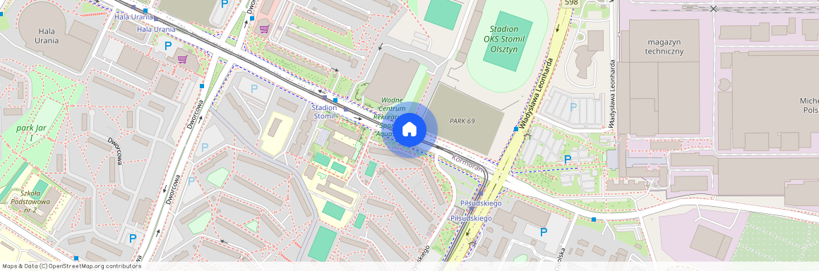 al. Aleja Marszałka Józefa Piłsudskiego 36, Kormoran, Olsztyn, warmińsko-mazurskie