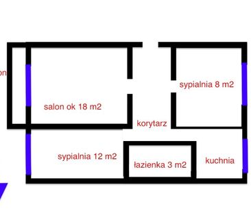 Mieszkanie na wynajem Rataje blisko tramwaju 3 pok - Zdjęcie 5