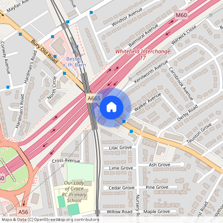 Bury Old Road, Whitefield, M45