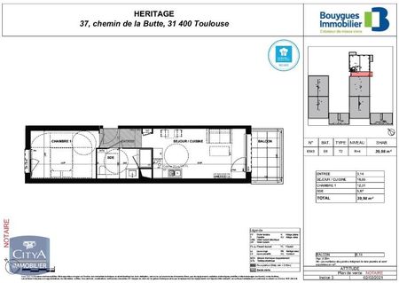 Location Appartement 2 pièces 40m² TOULOUSE 31400 - Photo 5