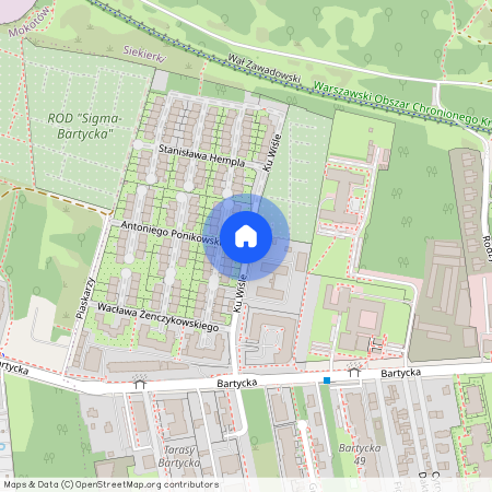 Warszawa, Mokotów, Mokotów, Siekierki, Ku, Wiśle