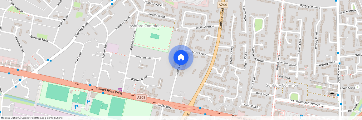 Scotts Avenue, Sunbury-on-Thames, Surrey, TW16