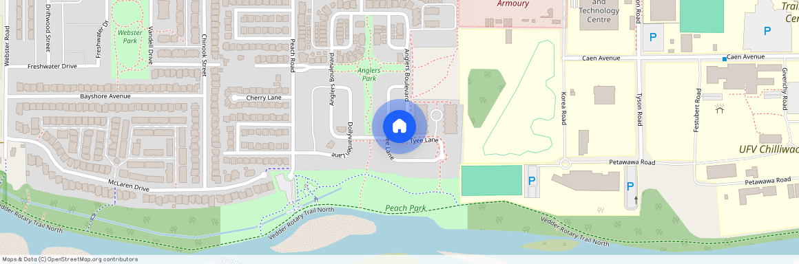 $3150 Property Location #2 44930 Anglers Boulevard Chilliwack, BC, V2R 0Y1 Canada