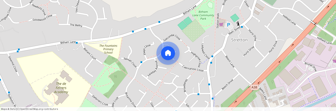 Spencer Close, Stretton, Burton-on-Trent, Staffordshire, DE13