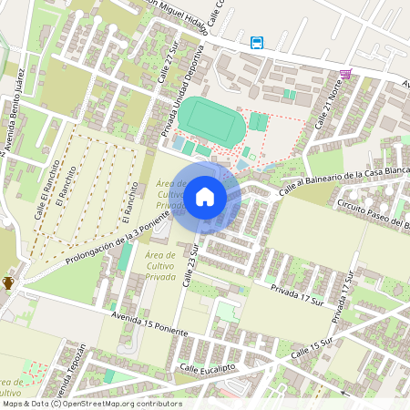 Calle 23 Sur, San Cristóbal Tepontla, San Pedro Cholula, Puebla, 72765, MEX
