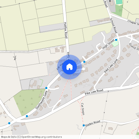 High Street, Scapegoat Hill, Huddersfield, West Yorkshire, HD7