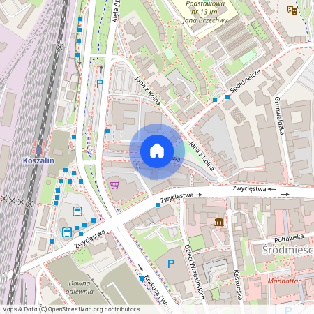 Koszalin, Nowobramskie, Dworcowa