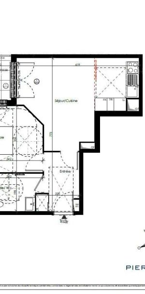 Appartement à louer 2 pièces 43.17m² - Photo 2