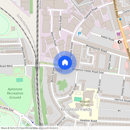 Knighton Fields Road East, Knighton Fields, Leicester, LE2