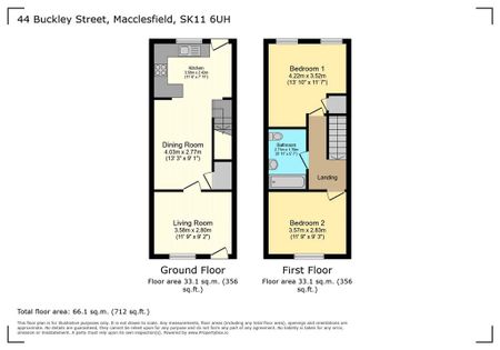 2 bedroom terraced house to rent - Photo 2