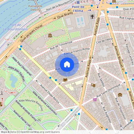 Appartement à louer rue de Monttessuy, Paris 7ème