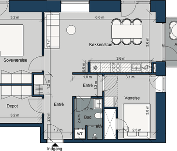 Østre Havnepark 27, 2. lejl. 5 - Photo 1