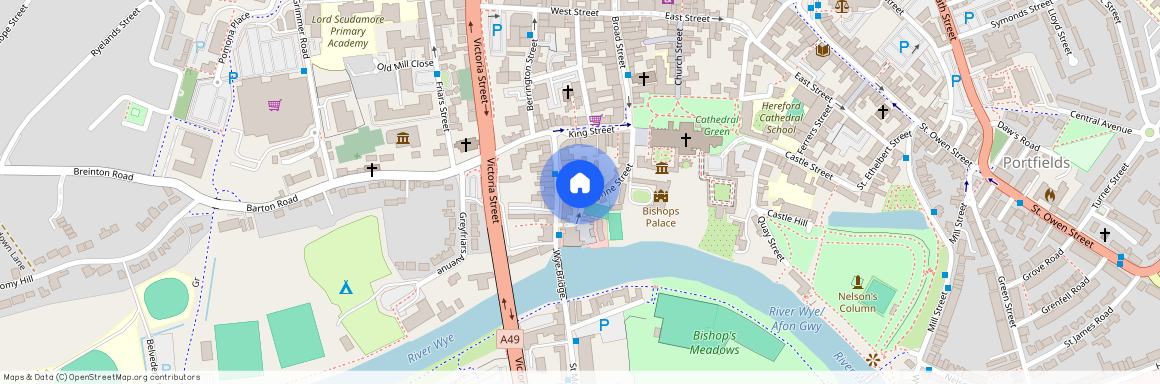 8 Riverview Court, Gwynne Street, Hereford, Herefordshire, HR4 9BQ