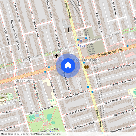 611 Danforth Avenue Unit# Apt 4, Toronto