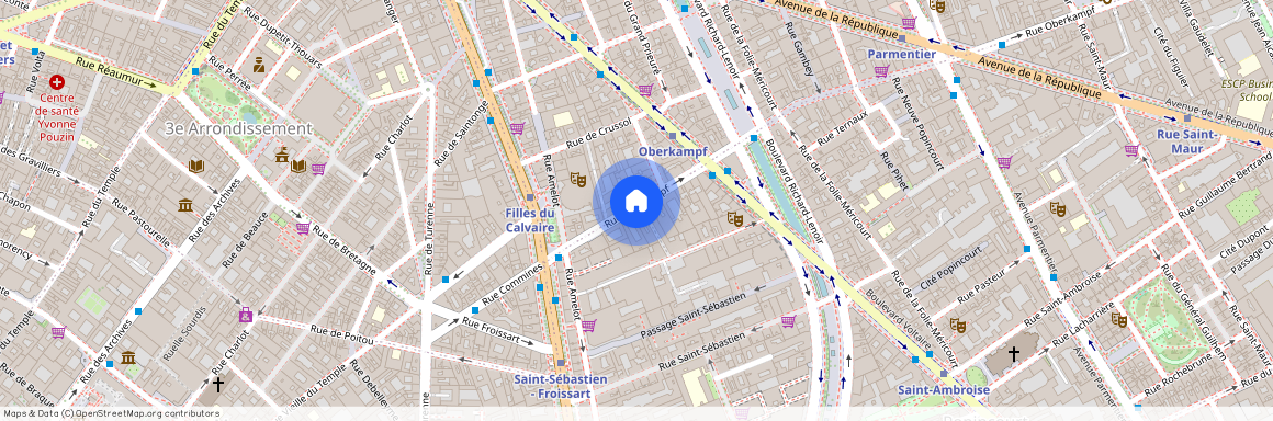 République-Saint Ambroise, Paris 11Ème