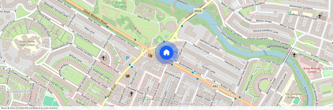 Buckingham Terrace, Hillhead, G12 8ED