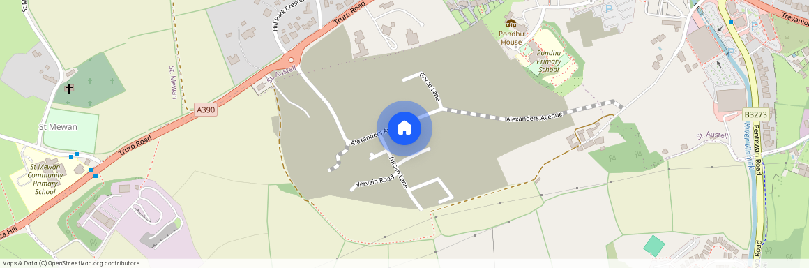 Alexanders Avenue, St. Austell, Cornwall, PL25