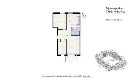 Odingårdene – Nyrenoveret 3 værelses lejlighed i et kvarter under forandring - Photo 5