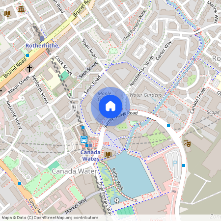 Surrey Quays Road, Canada Water, London, Greater London, SE16