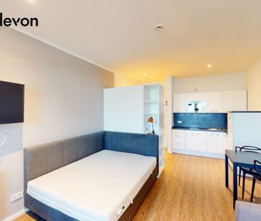 Modern möblierter Wohnkomfort: 1 Zimmer mit EBK und Balkon - Photo 1