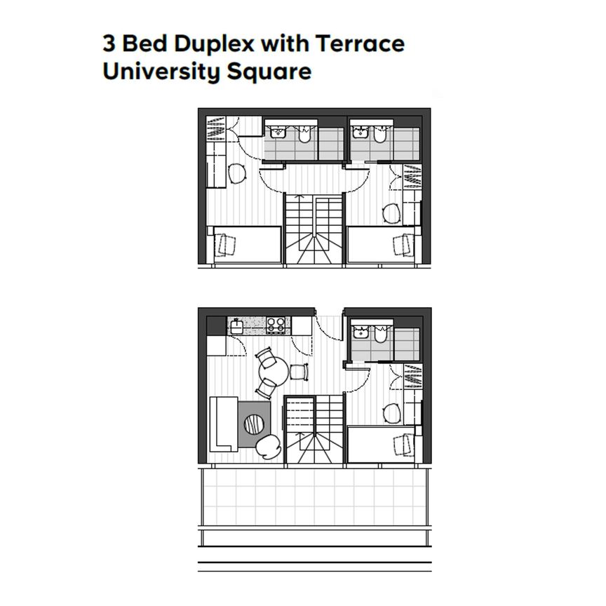 3 Bed Duplex with Terrace - Photo 2